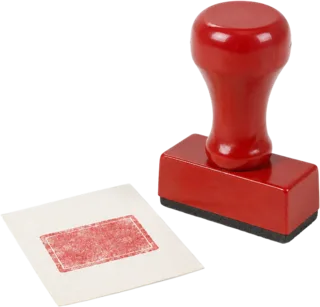 Stempel als Symbol für Datenschutz nach DSGVO